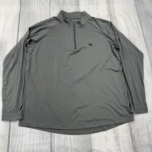 SWC Fly Fishing Zip Shirt M Gray Long Sleeve Mens Skinny Water Culture‎